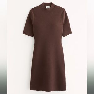 Mockneck Mini sweater dress